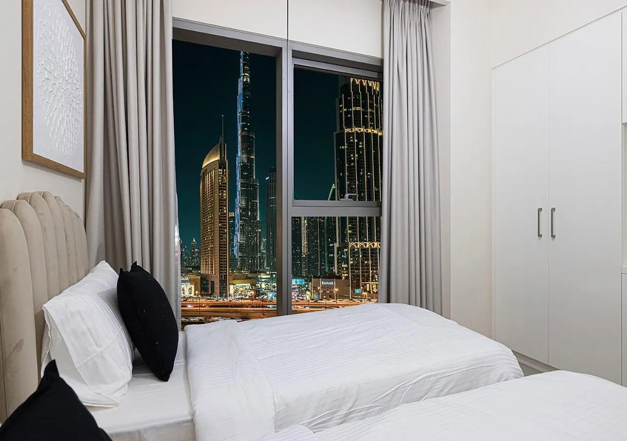 Full Burj Khalifa View - Opposite Dubai Mall Access - 8 Min Walk To Mall & Fountain - Luxury 2Br United Arab Emirates
