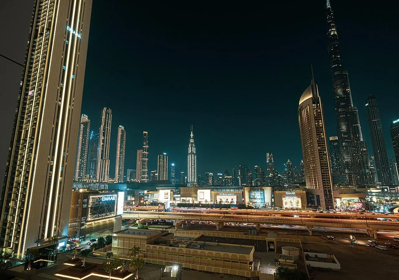 Apartment Full Burj Khalifa View - Opposite Dubai Mall Access - 8 Min Walk To Mall & Fountain - Luxury 2Br